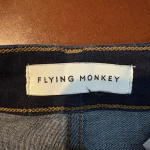 Flying Monkey Jeans Womens‎ 24 Blue Dark Wash Skinny Mid Rise Stretch Denim thumbnail 8