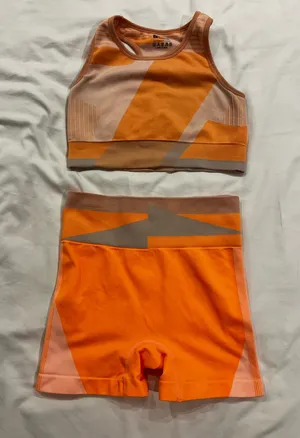 Orange and Beige Athletic Set Size XS thumbnail 1