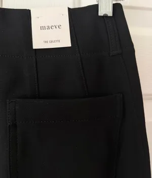 Anthropologie Maeve The Colette Stretch Twill Crop Wide-Leg Pants, Size 26 thumbnail 11