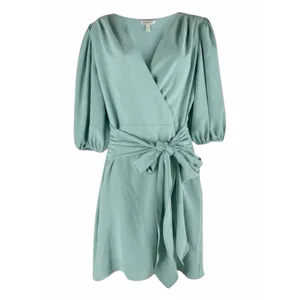Amanda Uprichard Alida Waist Tie Mini Dress Waist Tie Sage Green Size S thumbnail 3