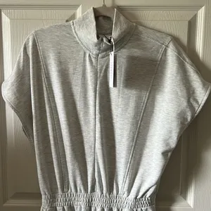 Anthropologie Sundays Womens Derby Jumpsuit‎ Light Heather Grey Sz S Minimalist thumbnail 5
