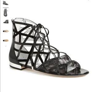 Sam Edelman Black‎ Denver Flat Sandals thumbnail 2