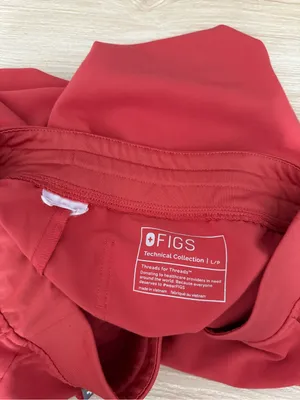 Figs Large Petite Zamora Joggers Orange Red Dentist Doctor Nurse Fall thumbnail 4