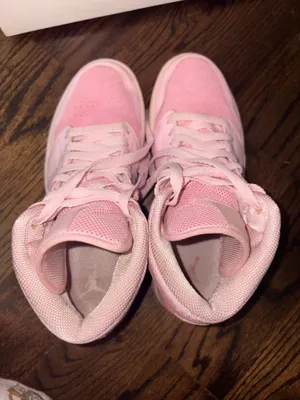 Nike Jordan 1 Mid Digital Pink Shoes thumbnail 8