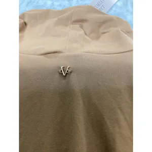 Victoria's Secret Mock‎ Neck Long Sleeve Bodysuit Tan Brown Gold V Hardware L… thumbnail 6
