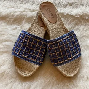 Espadrille Sandals Tan Size 7.5 thumbnail 1