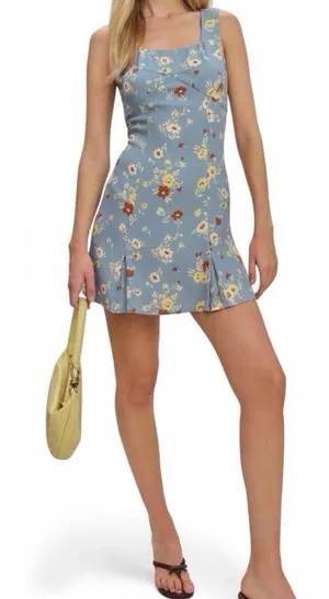 Reformation x Devon Lee Carlson Cher sleeveless minidress size 10 thumbnail 1