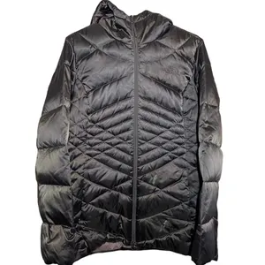The North Face 550 Down Aconcagua Parka II Full Zip Hooded Pewter Large thumbnail 2