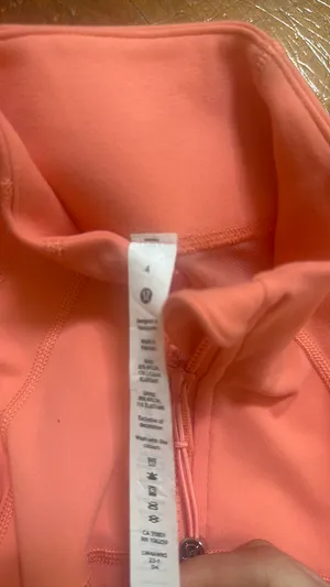 Lululemon Define Jacket Orange  thumbnail 3