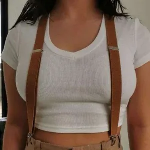 Brown Harness Suspenders Unisex Steampunk thumbnail 3