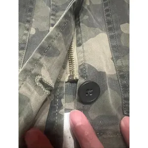 Lucky Brand hooded utility jacket Green Camo Sz S NWT thumbnail 8