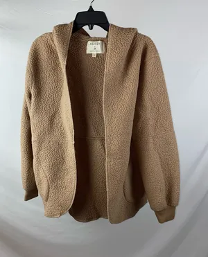 Fuzzy cardigan Tan thumbnail 1