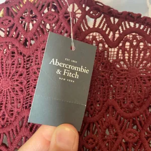 NWT Abercrombie and Fitch 1892 Collection Lace Short Sleeve Mini Dress Medium thumbnail 9