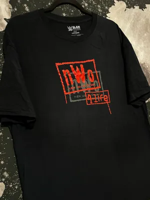 WWE Slam Crate NWO 4 Life Graphic Shirt thumbnail 3