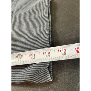 OFFLINE Aerie XS Main Squeeze Waffle Crop Top Gray Henley Long Sleeve Thumbholes thumbnail 9
