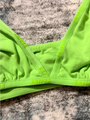SKIMS Cotton Logo Mini Triangle Bralette thumbnail 4