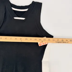 FP Movement Free People Colorblock Active Tank Top Black White Size Small NWT thumbnail 8