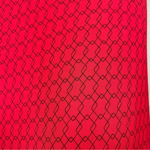 Vintage 90s Dress Bias-Cut Geometric Pattern Sleeveless Women‎ Size 8 V-Neck thumbnail 10