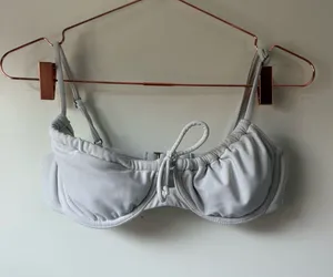 Xhilaration Bikini Top White thumbnail 1