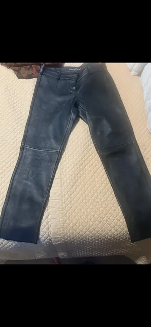 Joseph Israel women’s lamb leather skinny pants thumbnail 2