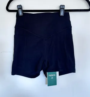 NWT Halara Black UltraSculpt Buff Lifting Athletic Shorts Size XS thumbnail 1