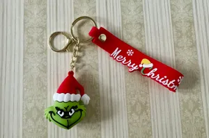Grinch Keychain Green thumbnail 1