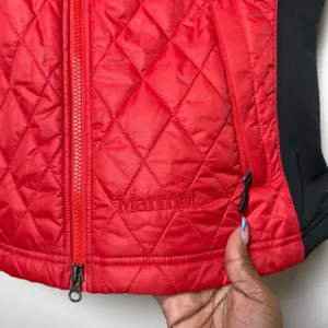 Marmot Women Polyester Vest Large Red Quilted‎ Full Zip Puffer Sleeveless Jacket thumbnail 8