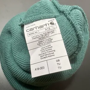 CARHARTT Knit Cuff Beanie In Turquoise thumbnail 3