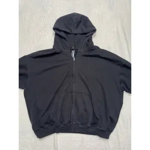 Skims Women's Black Full Zip Hoodie Sweatshirt Size 2XL thumbnail 2