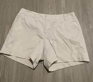 J. Crew Women's White Chino Shorts thumbnail 1