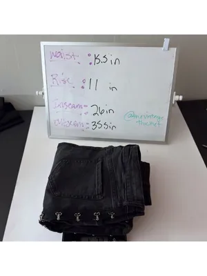 Faded Black Silver Hook Midrise Skinny Jeans Blackheart 13 10 Edgy Punk Goth Alt thumbnail 10