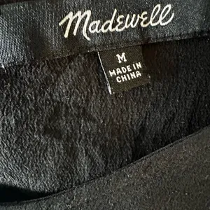 Madewell Black Asymmetrical Cut‎ Out Blouse whimsygoth gothcore romantic thumbnail 5