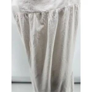 Haute Hippie Style White Bow Tie Strap Long Dress Boho Women’s XL thumbnail 6