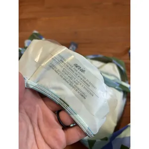 NWOT Aerie Blue Green One Piece Halter Swimsuit Medium thumbnail 3