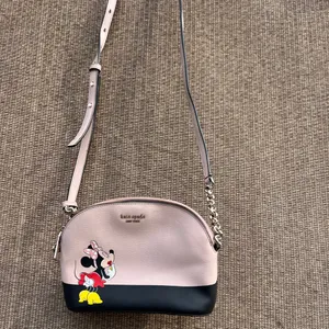 Kate Spade Minnie Mouse Mini Dome Pink Crossbody thumbnail 2