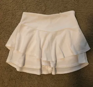 Boohoo White Ruffle Skort thumbnail 4