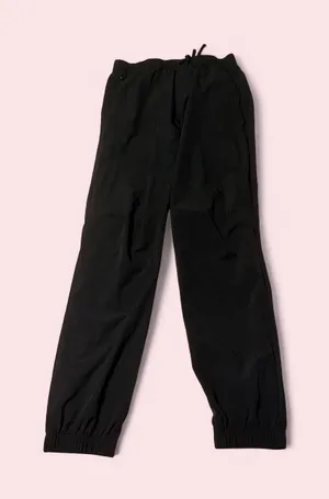 Hollister Black Elastic-Waist Jogger Pants thumbnail 1