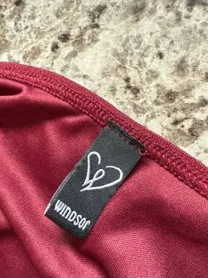 Windsor burgundy midi slip dress thumbnail 3