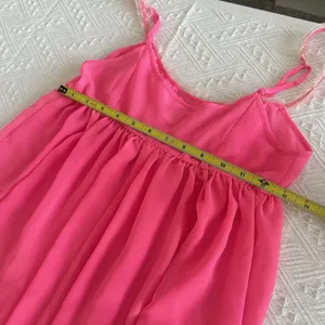 Victoria’s Secret Neon Pink Cream Lace Babydoll Lingerie Top Sz M Medium thumbnail 10