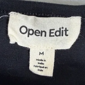 Open‎ Edit Womens Black Ruched Asymmetrical Tank Top Size M ED480195MI thumbnail 2