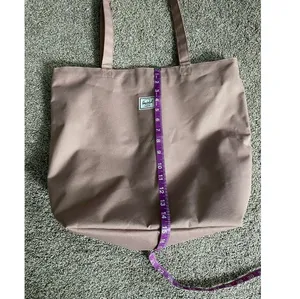 Herschel Supply Co. Rose Mauve Zip Top Tote Bag thumbnail 4