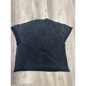 Taylor Swift "Saint‎ Taylor" Graphic T-Shirt Charcoal Gray Acid Wash Size M/L thumbnail 5