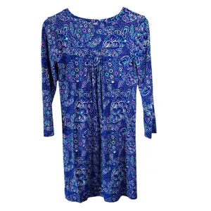 Lilly Pulitzer Aubrey Take It Slow Lapis Lazuli SPF 50+ Dress Size Small thumbnail 5