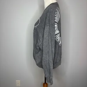 PINK - Grey "More Self Love" Graphic Crewneck thumbnail 3