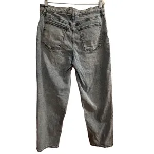 Banana Republic Women's High-Rise Straight Jeans Size 12 Blue‎ Light Wash thumbnail 7