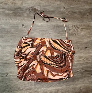 Pretty Little Thing Brown Cropped Tank Top thumbnail 5