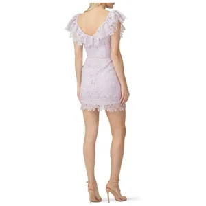 Saylor Dress Women Lilac Purple Adwoa MSRP:$288 Preppy Summer Cocktail Sz Small thumbnail 15