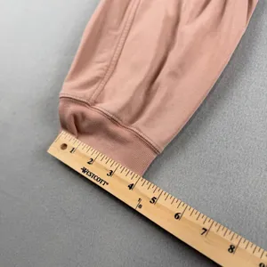 Athleta Womens Dusty Rose Pink French Terry Jogger Sweatpants Size Large L thumbnail 4