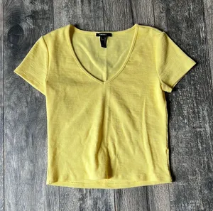 Yellow Crop Top thumbnail 1