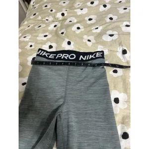 Nike pro grey biker shorts thumbnail 3